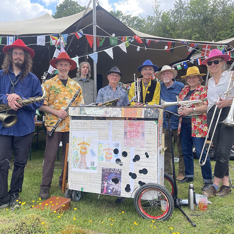 Photo of the Machynlleth Sunshine Jazz Band