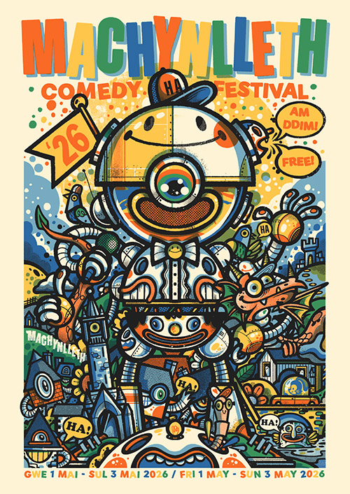 Copy of the 2026 Machynlleth Comedy Festival programme